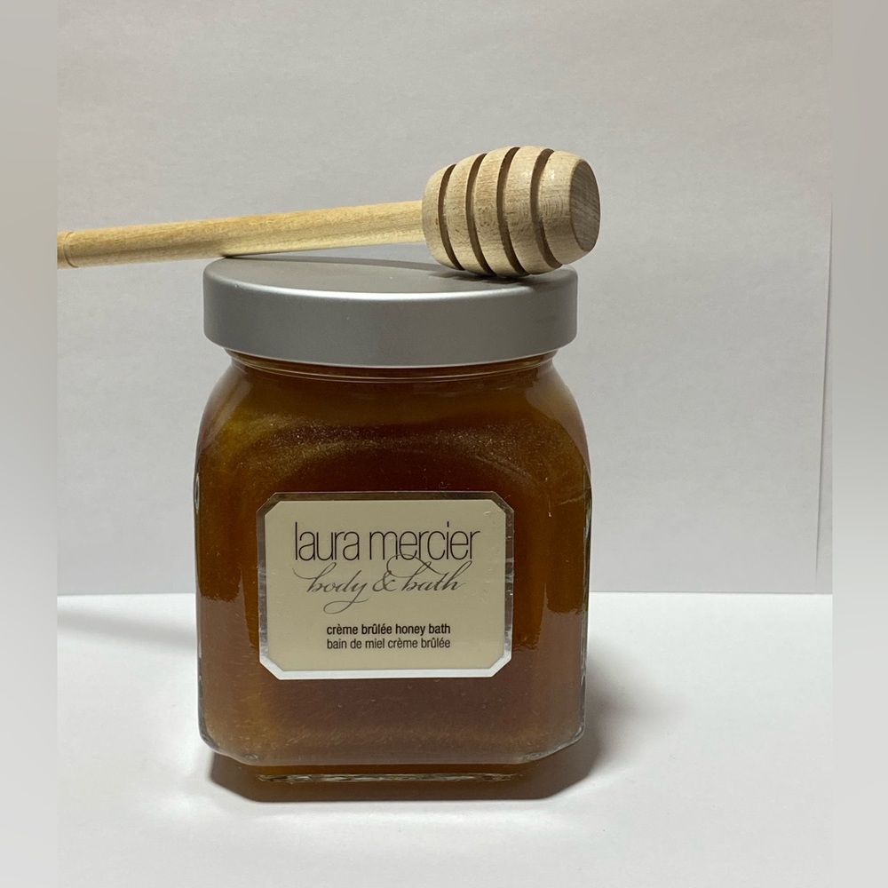 Laura Mercier Crème Brûlée Honey Bath with Honey Dipper